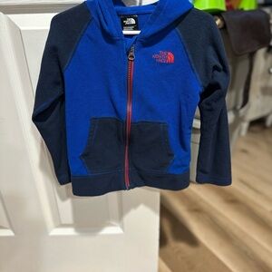 The North Face Kids Royal Blue and Navy Hoodie